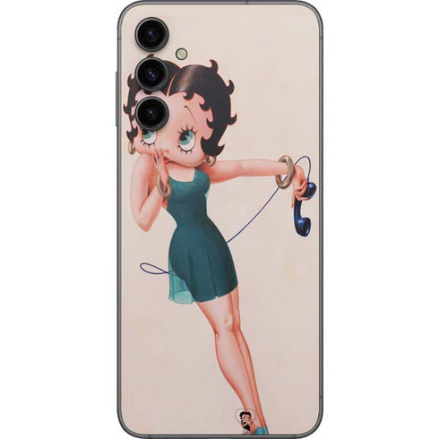 Betty Boop On the Phone Galaxy A14 5G Skin